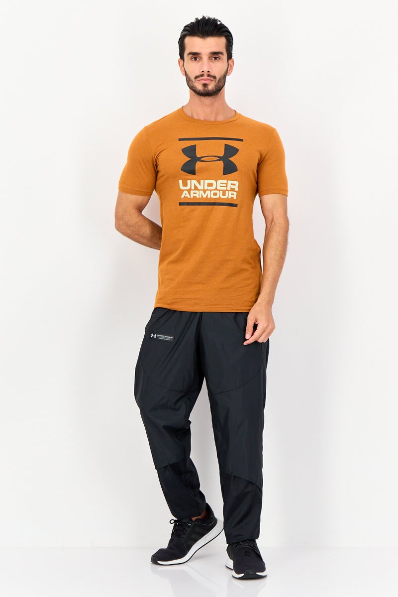 UNDER ARMOUR Men Sportswear Fit Short Sleeve Outdoor T-Shirts, Orange - Image 4
