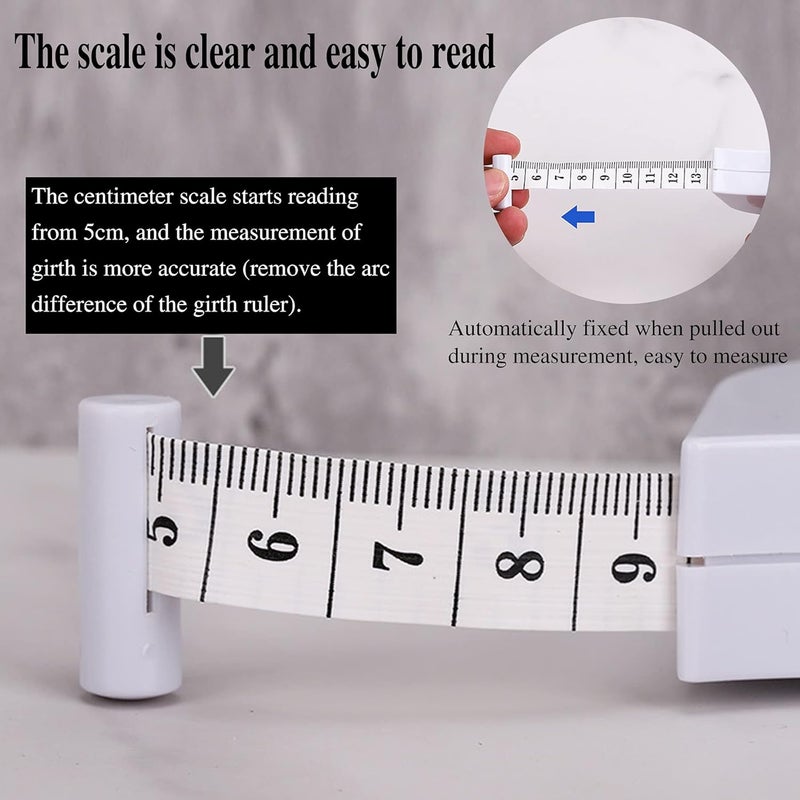 klarako Tape Measure Body, 2pcs Dualsided Retractable Measuring Tape For Body Measurements, Automatic Return, 1.5m Sewing Tape Measure For Tailor - Image 3