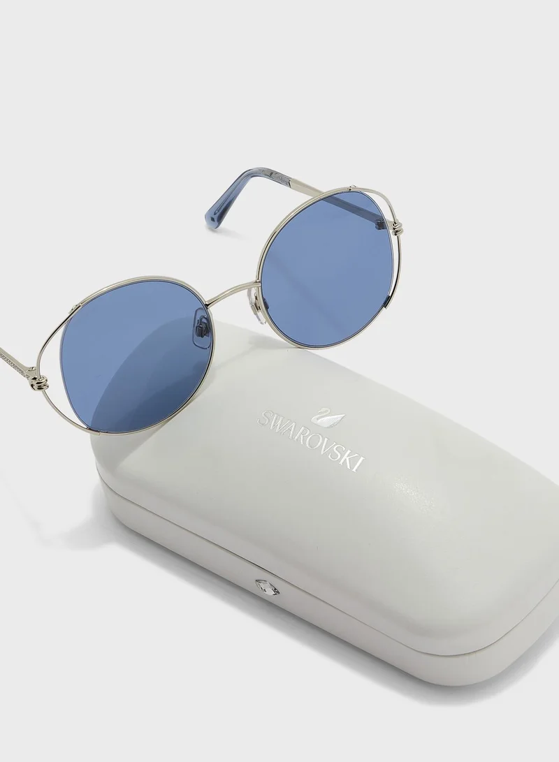 SWAROVSKI Round Sunglasses