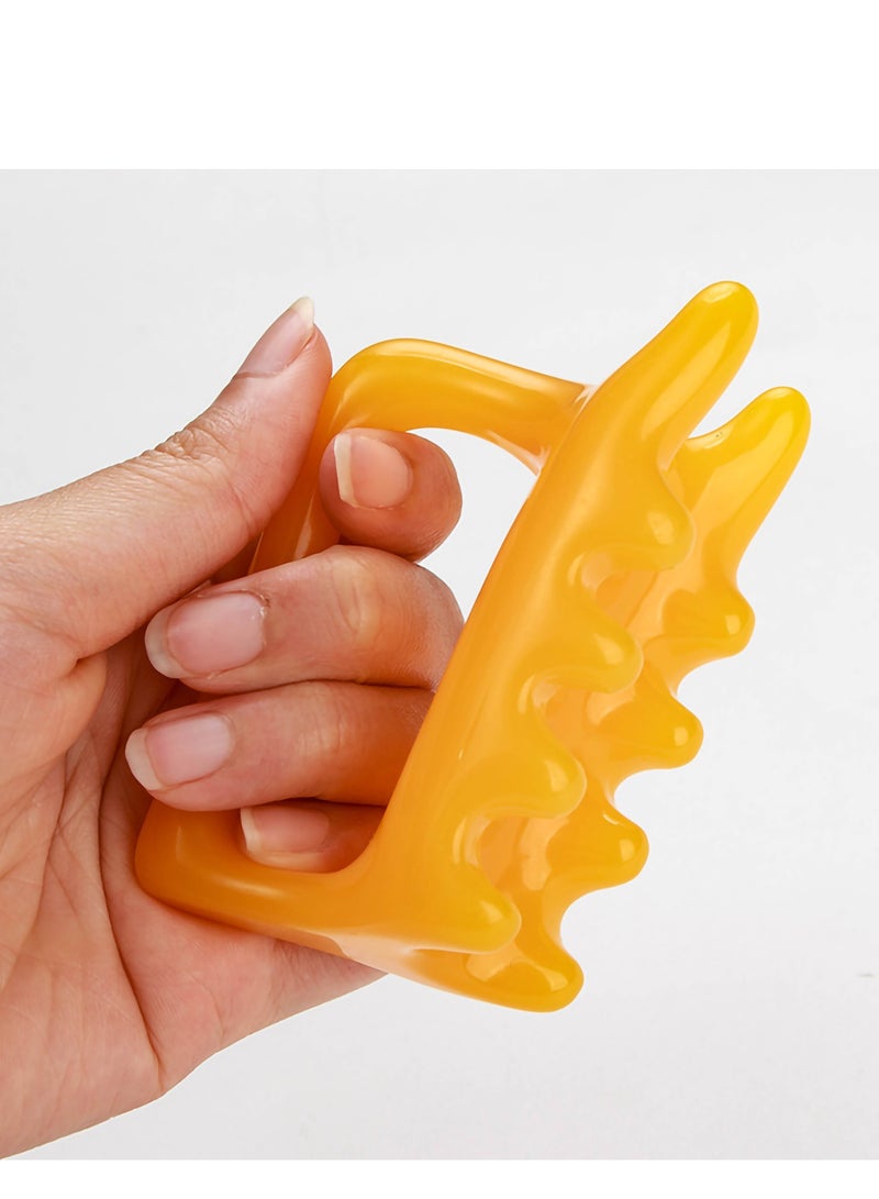 Excefore Fascia Massage Tool Cellulite Massager New Shape Neck Shoulder Back Resin Body for Back, Legs - Image 1