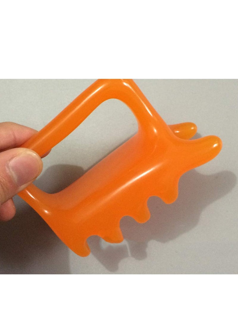 Excefore Fascia Massage Tool Cellulite Massager New Shape Neck Shoulder Back Resin Body for Back, Legs - Image 4