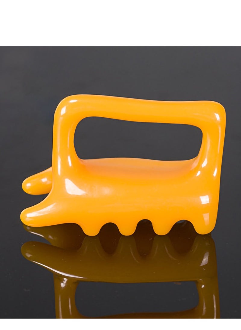 Excefore Fascia Massage Tool Cellulite Massager New Shape Neck Shoulder Back Resin Body for Back, Legs - Image 2