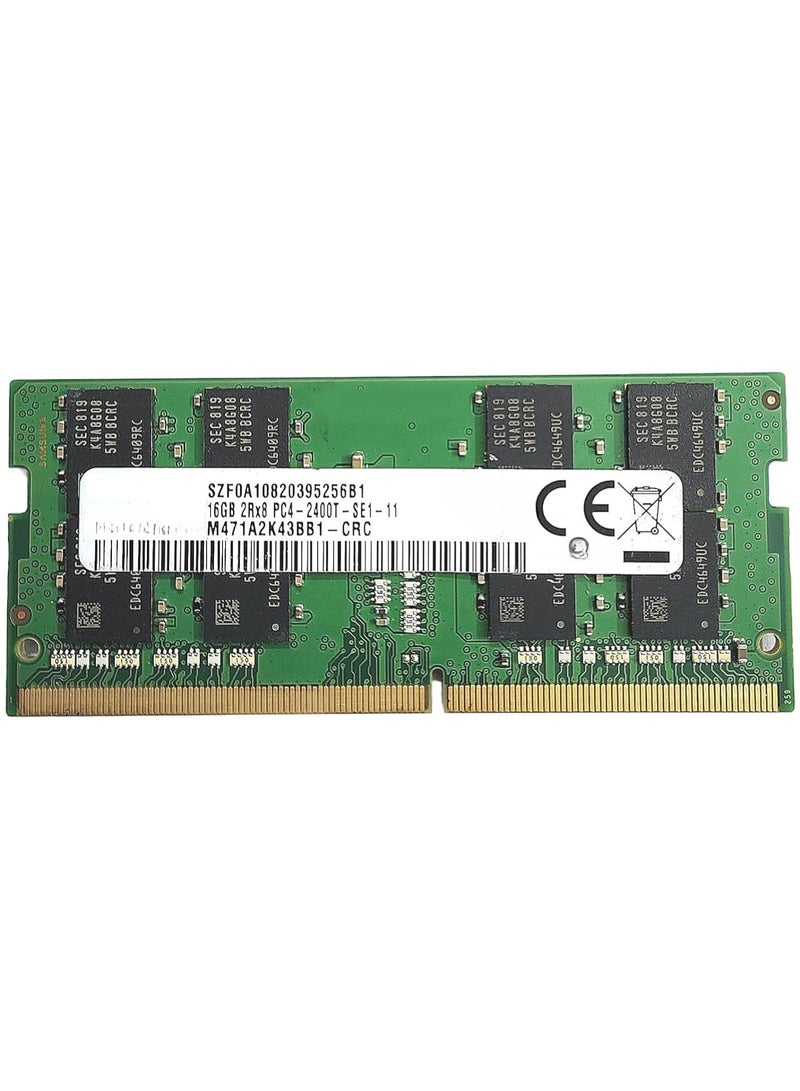 رام لاب توب DDR4 بسعة 16 جيجا بسرعة 2400 ميجاهرتز – ذاكرة SODIMM بواجهة 260 بن، CL17، جهد منخفض - Image 1