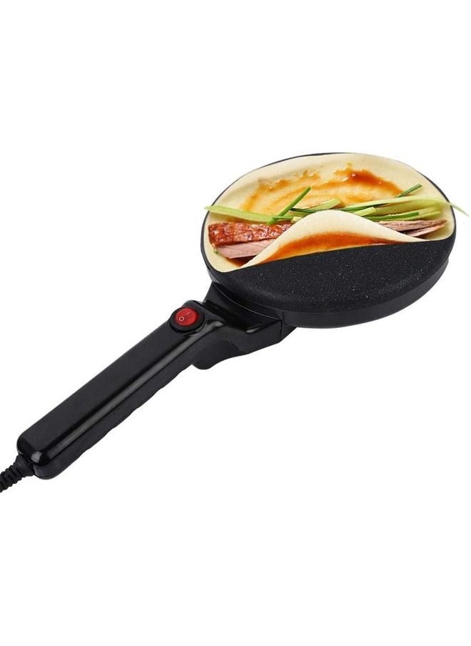Generic - Electric Crepe Maker dosa maker Auto Power Off Portable Crepe Maker With Non-Stick Dipping Plate And Egg Whisk Easy To Use For Pancakes Chapati Dosa Egg Beater Black - Image 1