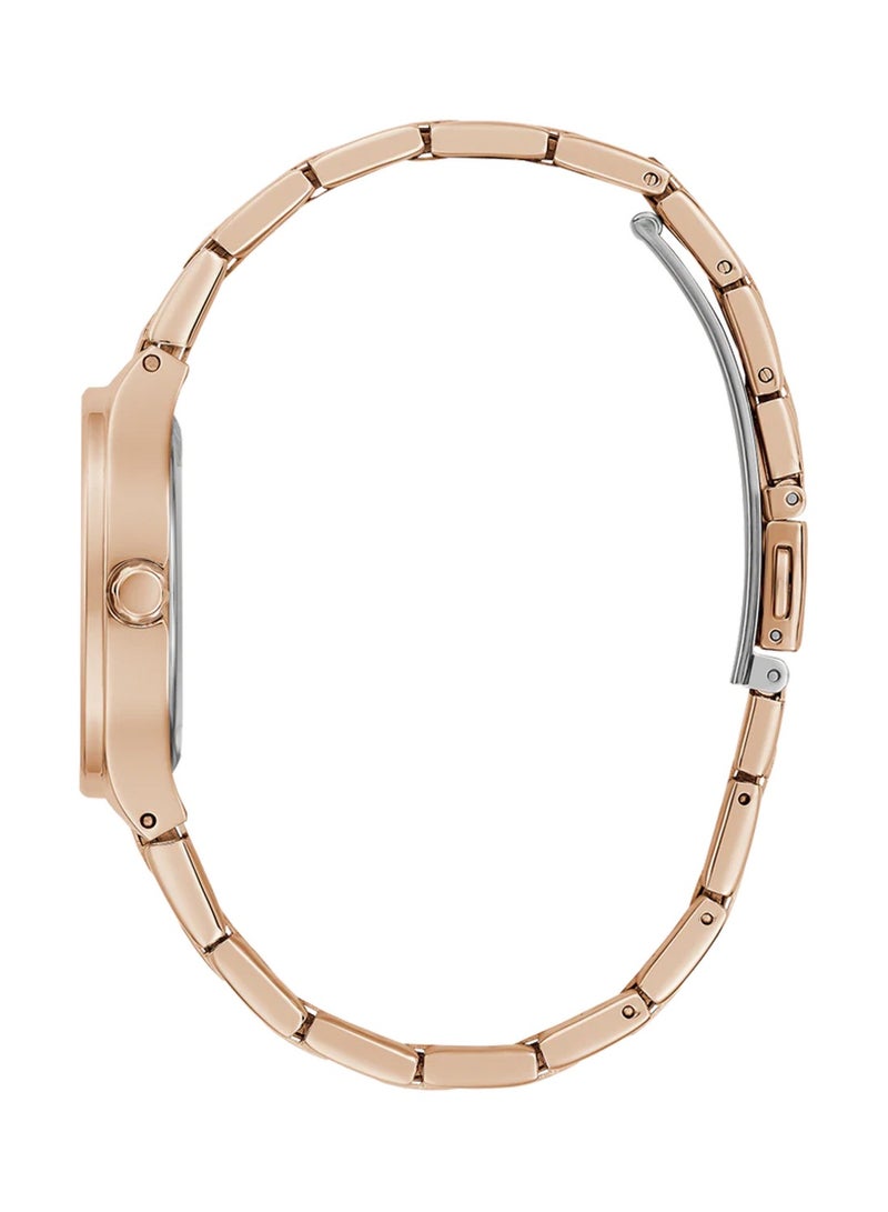 GUESS Women Analog Quartz Rose Gold Stainless Case Watch GW0615L3 - 32mm - Image 3