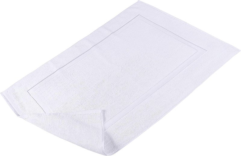 1000 GSM Bath Mats - 2 Pack , Super Soft and Extra Absorbent (50 x 80 cm , White ) - Image 4