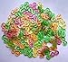 Shuiniba S Clips Rubber Bands Refills Set for DIY Bracelet Craft for Plastic Chain Links Bracelet Colorful 200 Pack - Image 3