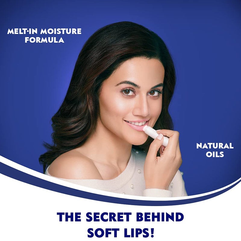 Nivea نيفيا للعناية بالشفاه الأساسية 4.8 جرام - Image 4