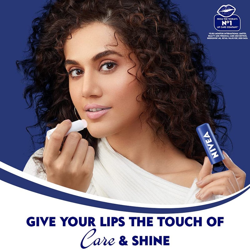 Nivea نيفيا للعناية بالشفاه الأساسية 4.8 جرام - Image 2