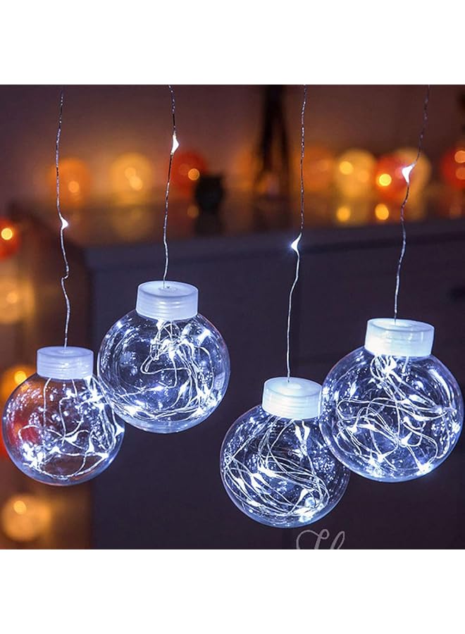 إيروريكس سلسلة أضواء LED تعمل بالبطارية مكونة من 200 مصباح LED لتزيين الحفلات الداخلية والخارجية، أضواء نحاسية، أضواء ستائرية باللون الأصفر - Image 2