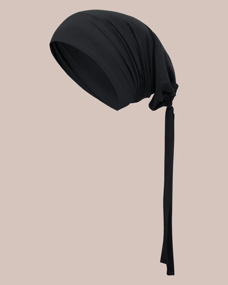 silqrose jet black tube cap