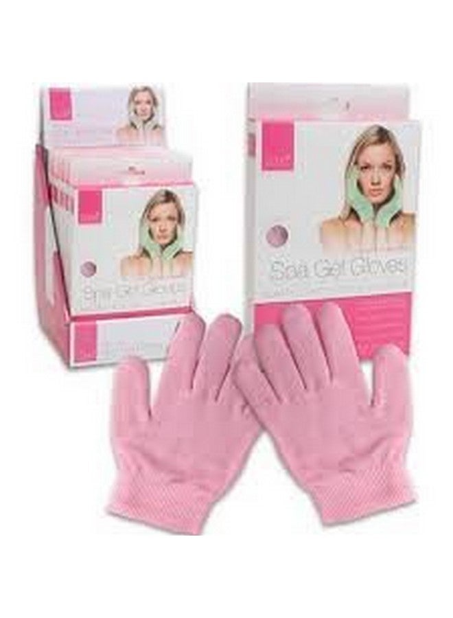 siddhmurti Moisturize Gel Spa Gloves Soften Repair Cracked Skin Treatment (Pink) - Image 2