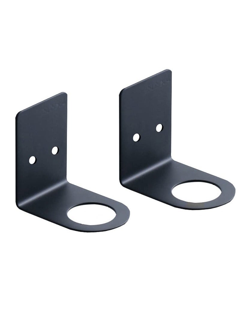 NIBEMINENT حامل موزع الصابون المثبت على الحائط، (1.06 بوصة) حاوية جرة معلقة بدون حفر مضخة حامل زجاجة لوشن لحامل المطبخ والحمام - Image 1