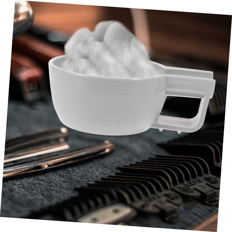 Thickened Wide Mouth Plastic Shaving Soap Bowl With 3D Pattern For Men Wet Shaving Travel Daily Use - Image 5