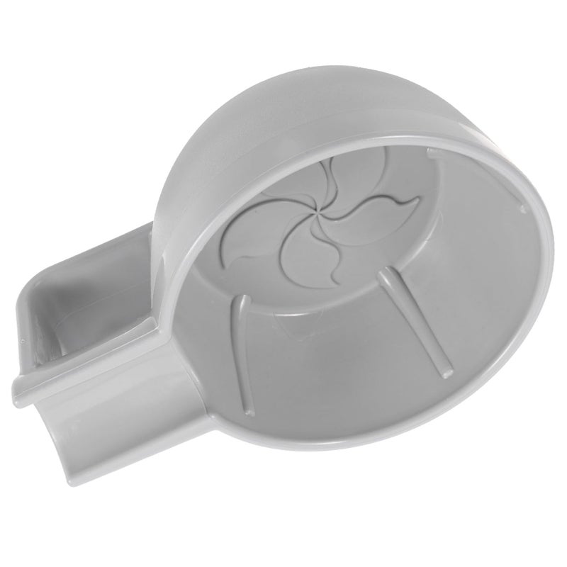 Thickened Wide Mouth Plastic Shaving Soap Bowl With 3D Pattern For Men Wet Shaving Travel Daily Use - Image 2