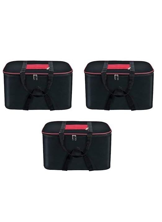 Perpetual Perpetual Organisers Storage Box For Clothes Non Woven MultiPurpose Large Size Under Beded Storage Bag For Blanket Bedsheets And Dresses With Zipper Closure Pack6 B  - Image 4