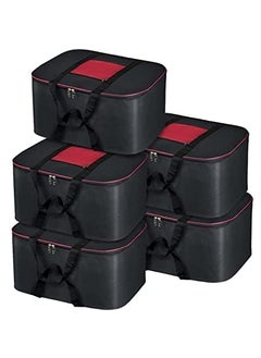 Perpetual Organisers Storage Box For Clothes Non Woven MultiPurpose Large Size Under Beded Storage Bag For Blanket Bedsheets And Dresses With Zipper Closure Pack6 B