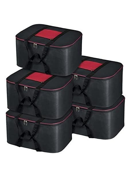 Perpetual Perpetual Organisers Storage Box For Clothes Non Woven MultiPurpose Large Size Under Beded Storage Bag For Blanket Bedsheets And Dresses With Zipper Closure Pack6 B  - Image 1