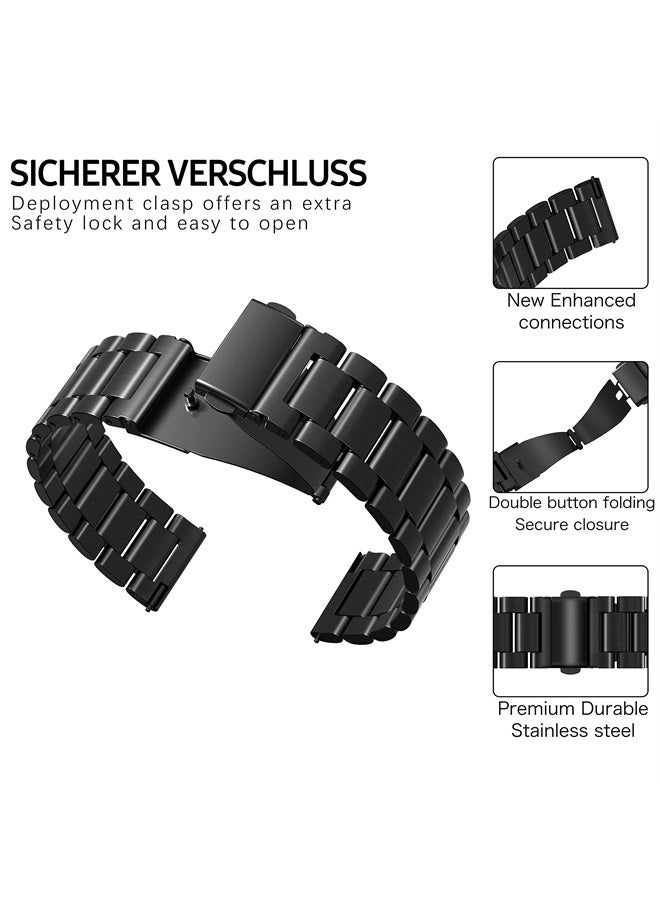 Suoman for AMAZTIM C20 Watch Bands Sport, Adjustable Stainless steel Sport Replacement Strap Band for AMAZTIM C20 Military Sports Smart Watch/Slothcloud Smart Watches/C20 Military Watch - Image 2