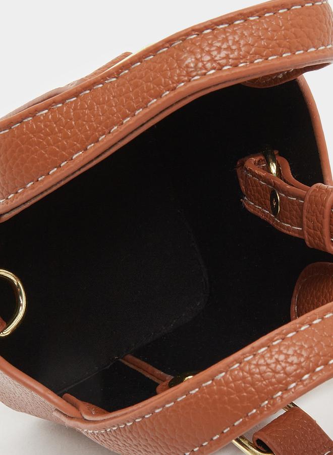 Styli Lock Drop Detail Crossbody Bag - Image 4