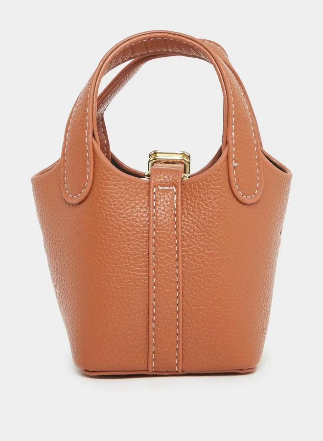 ستايلي Styli Lock Drop Detail Crossbody Bag