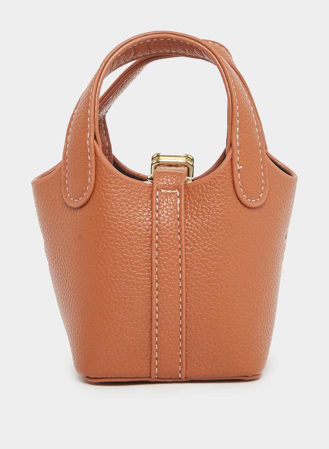 Styli Lock Drop Detail Crossbody Bag - Image 2