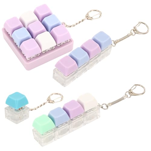 Xorim 4 Pieces Keyboard Fidget Toy Keyboard Clicker Fidget Suitable for Office Workers and Programmers to Relieve Stress and Kill Time - Image 1