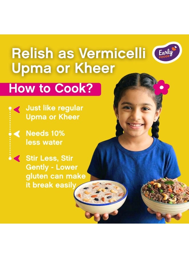 Early Foods - No Maida Ragi Vermicelli | Millet Seviya | Finger Millet Semia 300 gms - Image 3