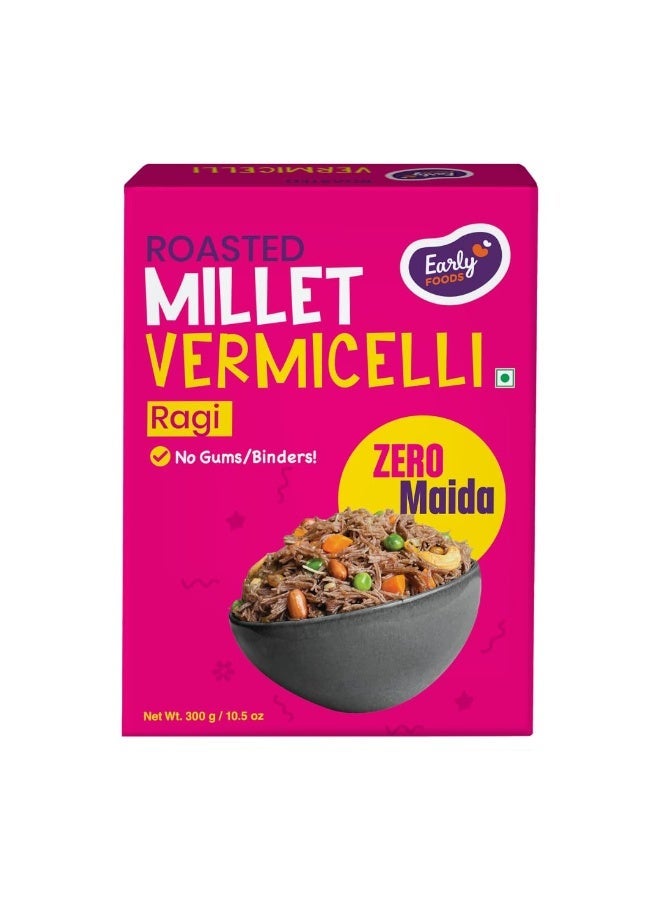 Early Foods - No Maida Ragi Vermicelli | Millet Seviya | Finger Millet Semia 300 gms - Image 1
