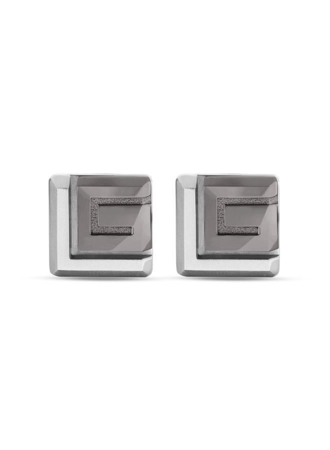 Guy Laroche Adam Stainless-Steel Cufflinks - Image 1