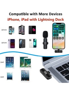 K9 K9 Wireless Dual Microphone Kit - 2in1 Bluetooths Mic for iPhone and Android - Lapel Lavalier Mic for Vlogging, Interviews, Live Streaming  - Image 5