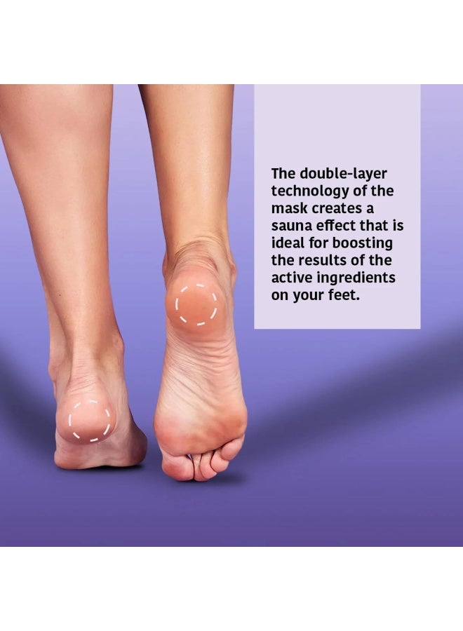 Iroha Nature SOCKS TREATMENT FOR FEET | Exfoliating | Lavander (2 units - One use) CLEAN BEAUTY - Image 3