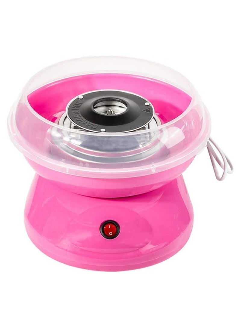 Gulf Trend Electric DIY Sweet Cotton Candy Maker Portable Cotton Sugar Floss Machine Girl Boy Gift Children's Day Marshmallow Machine,Pink - Image 1