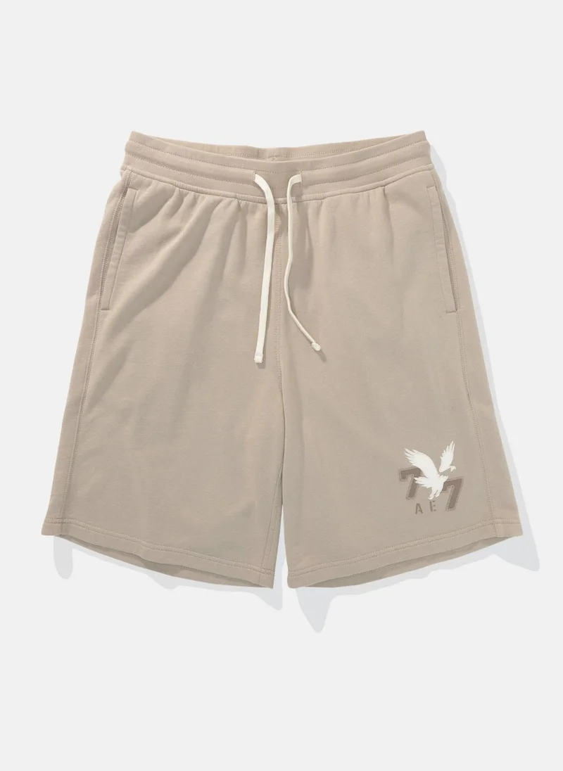 American Eagle Fleece Graphic Sweat Short