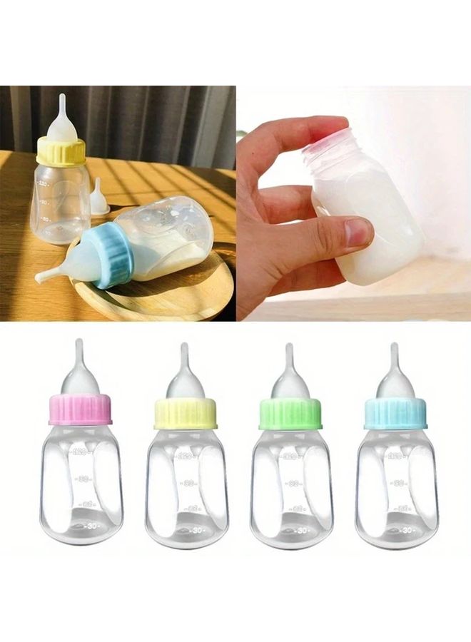 Green Pet Nursing Kit With Bottle Nipple Brush For Small Animals Leakproof - Image 5