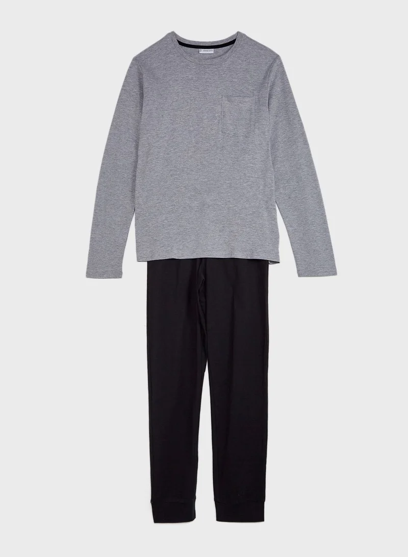 MANGO Kids Essential Pyjama Set
