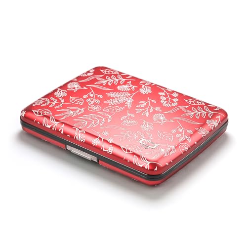 ÖGON -DESIGNS- Aluminum wallet, Large capacity with metal lock, RFID Protection against fraud and demagnetization, Smart Case OSLO Large model - Image 2