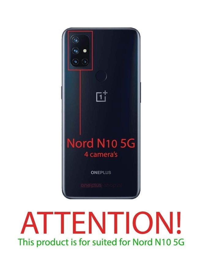 Tempered Glass Screen Protector For OnePlus Nord N10 5G Black/Clear - Image 3