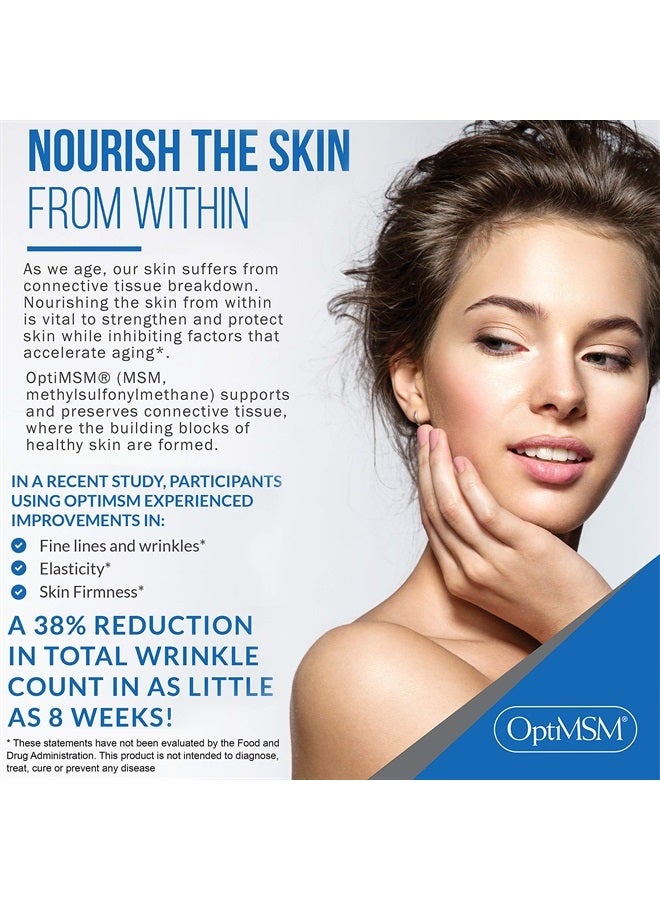 Kala Health MSMPure Tablets, 120 Count, 1000 mg per Tablet, Pure MSM Organic Sulfur Supplement, Made in USA - Image 4