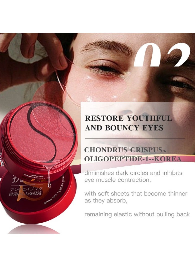 Kormesic Snake Peptide Eye Mask 80g (60 Patches/30 Pairs) - Hydrating & Soothing - Image 3
