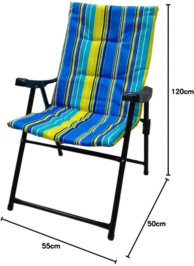 GO2CAMPS Foldable Camping Chair With Cushion Heavy Quality  - Image 2