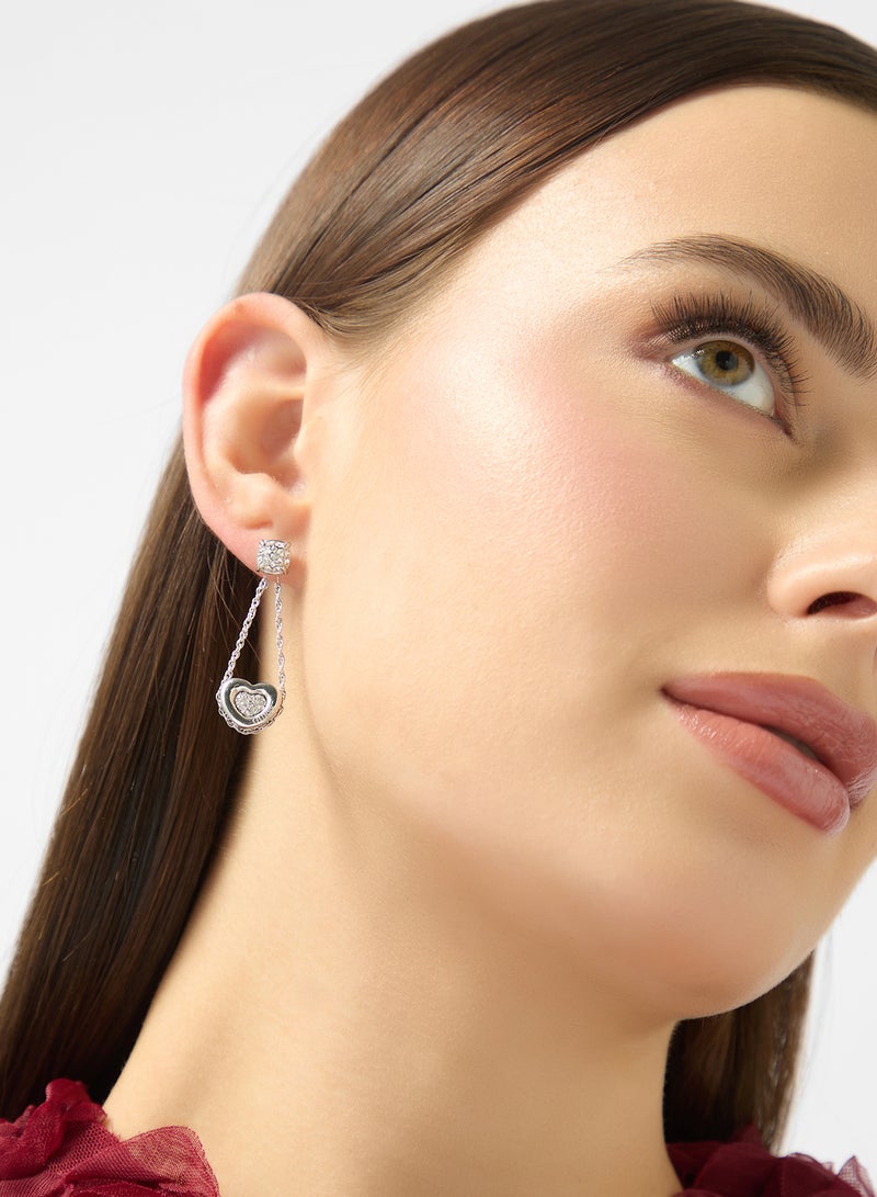 GUESS Heart Pave Pendant Necklace - Image 4