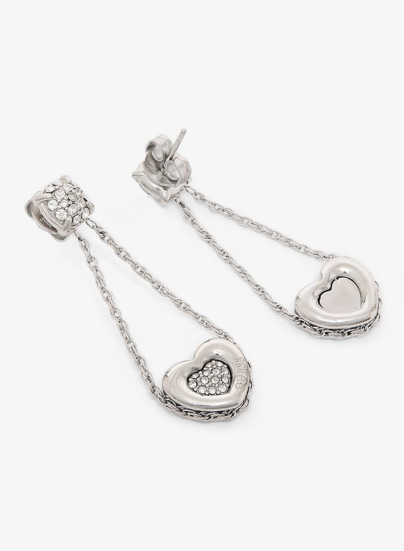 GUESS Heart Pave Pendant Necklace - Image 2