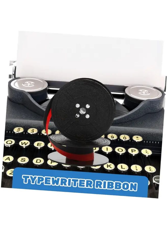 Red and Black Bicolor Retro Typewriter Ink Ribbon Portable Vintage Uncharged - Image 5