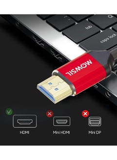MOWSIL HDMI Cable 18Gbps High-Speed 4K @30Hz 1.4 Cable 10Mtr, HDMI to HDMI Video Wire Braided Compatible with Set-top-box, PS-3/4, TV, Projector, Display, Laptop  - Image 5