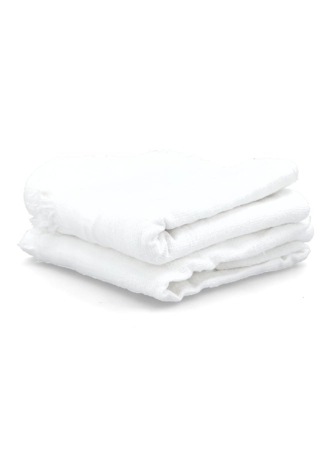 iQIBLA 2-Piece Premium Cotton Kain Ehram Set White 45 x 90 cm 900100108 - Image 2