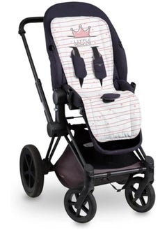 Mamas Gift Little Princess Stroller Liner, White/Pink 