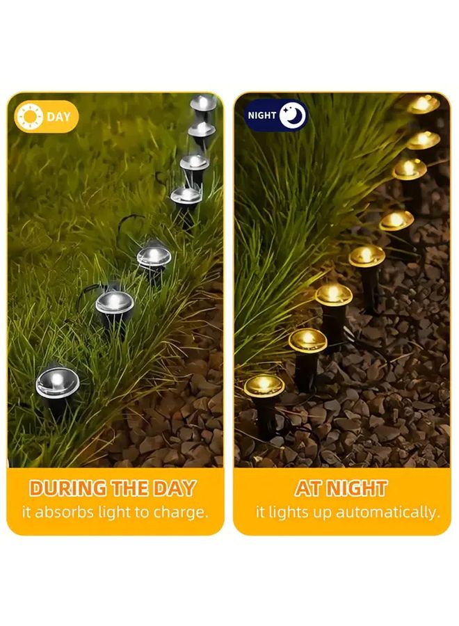 15pcs 15 2ft Solar Landscape Lighting Outdoor Garden Lights Warm White - Image 3