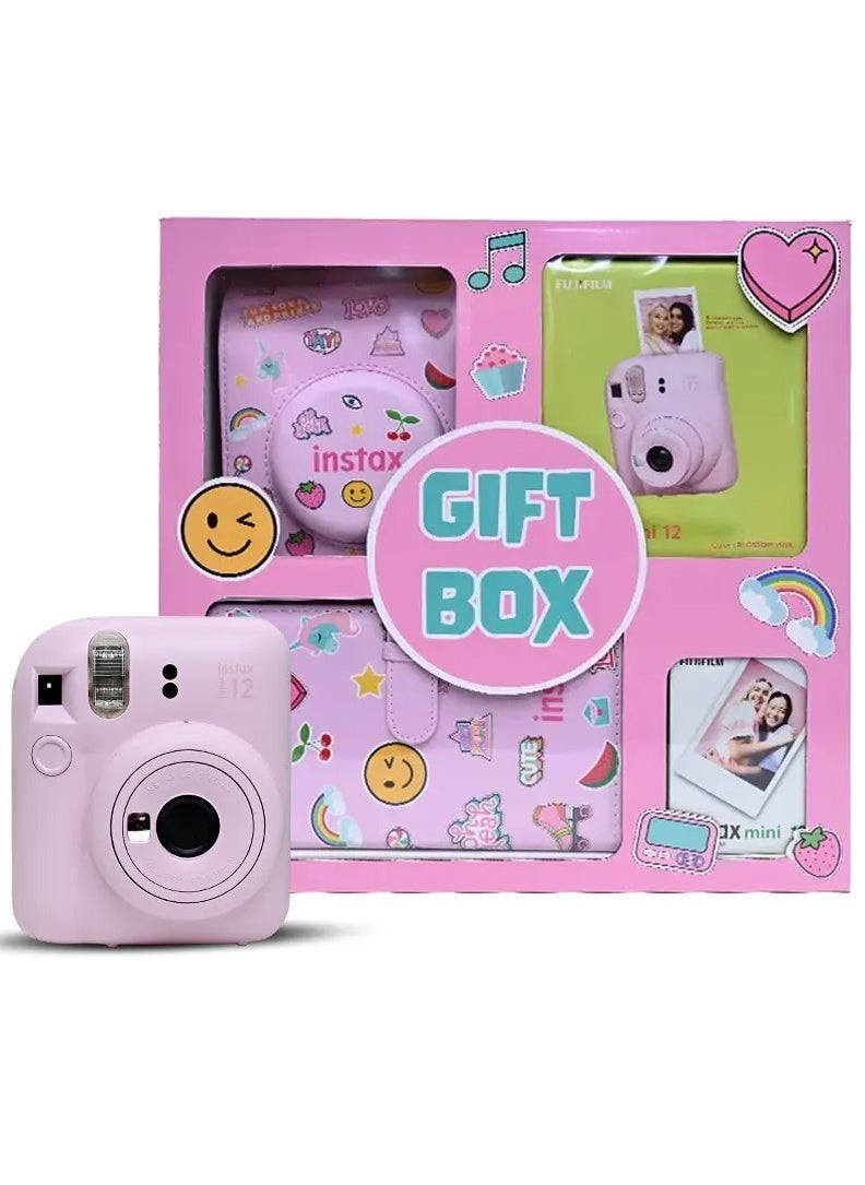 Instax Fujifilm instax mini 12 Gift Box Album - Blossom Pink  - Image 1