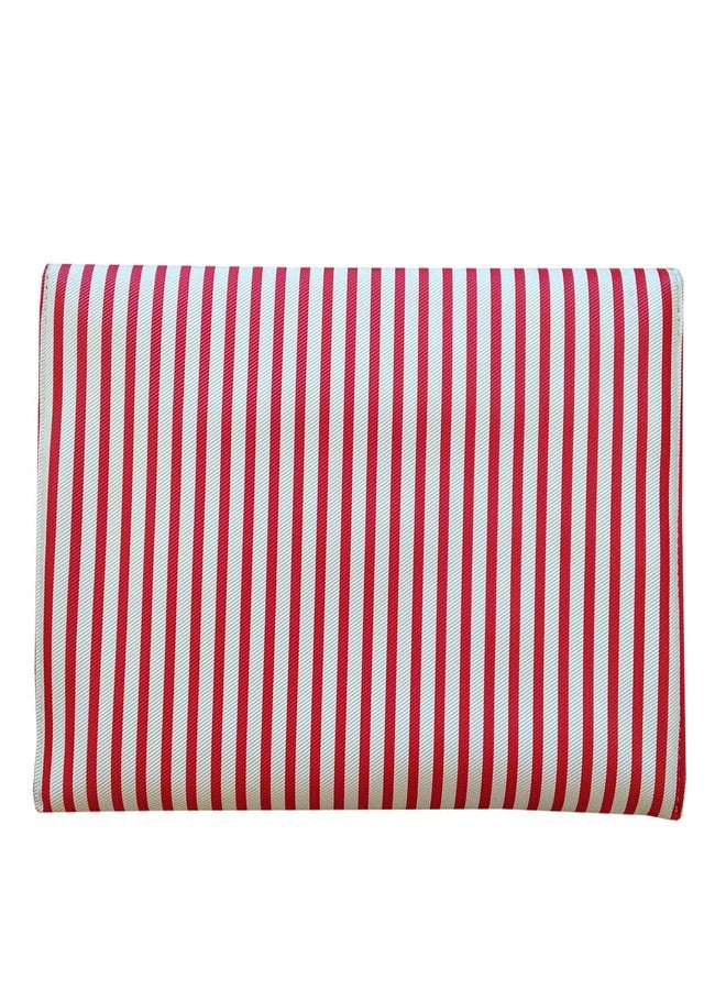 JNB Striped Envelope Clutch, Red - Image 2
